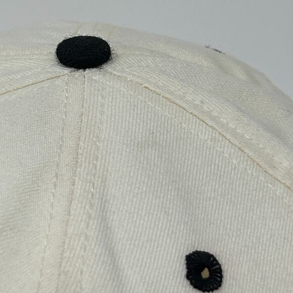 Vintage 90s Florida Marlins Hat Baseball Cap Fitted 7 3/4 White New Era USA Made - Picture 10 of 15